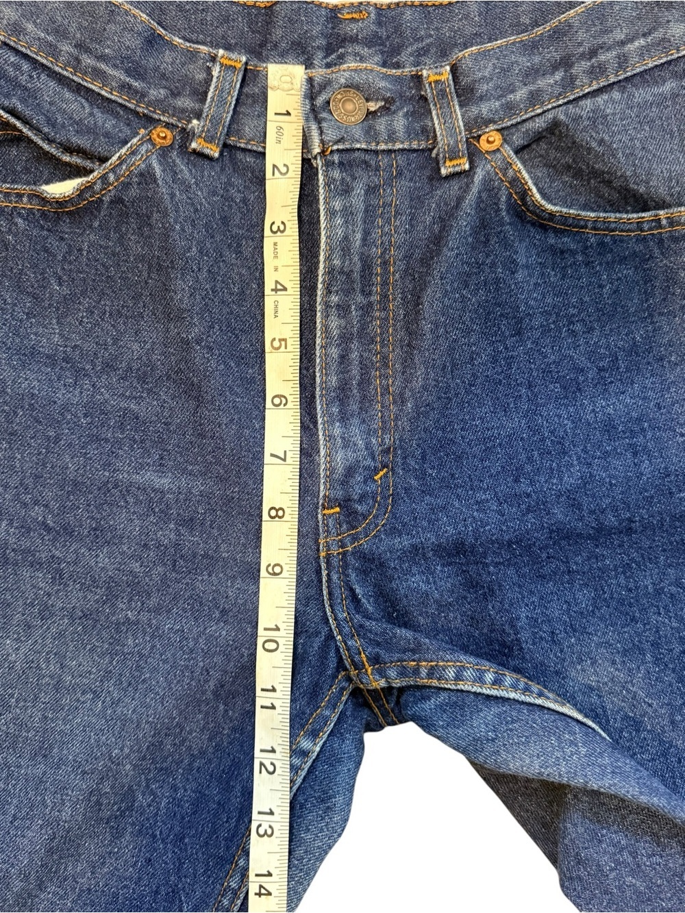 Vintage Levi’s Made in USA High Rise Mom Jeans Dark Wash Tapered Women’s 24 - Picture 9 of 11